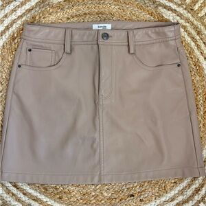 🌾 Kensie Jeans Tan Mini Skirt